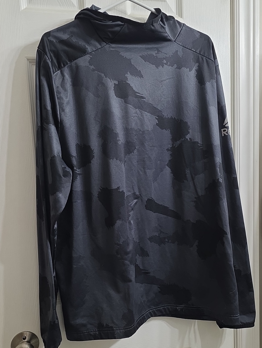 Reebok Black & Charcoal Camo Performance Hoodie